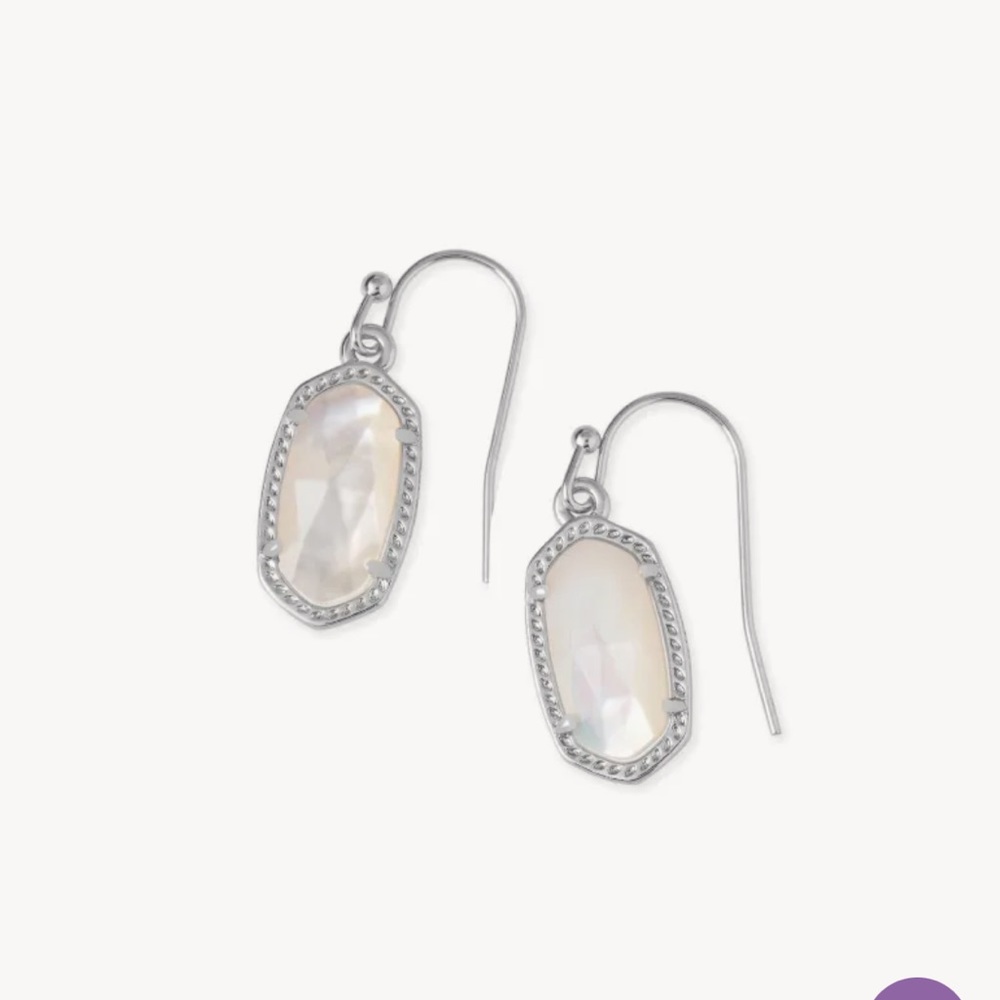 Kendra Scott Silver Drop Earrings